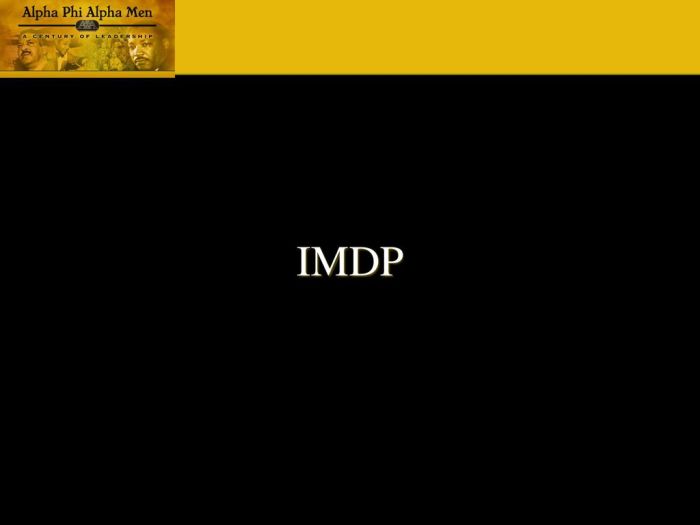 Alpha phi alpha imdp test 1