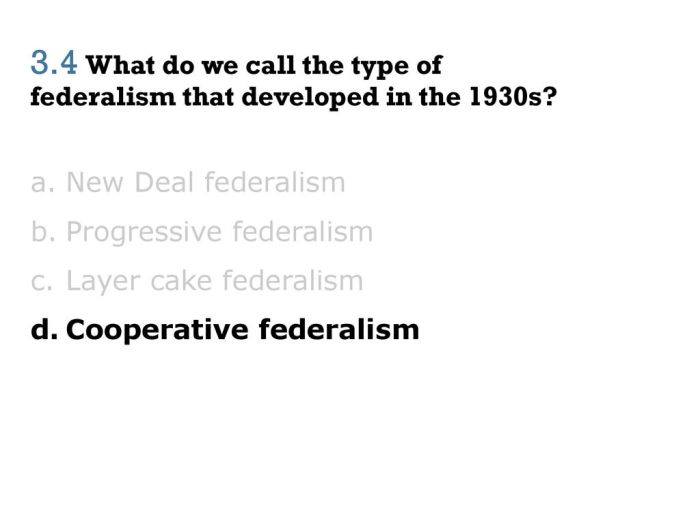 Defining federalism depression twentieth economy