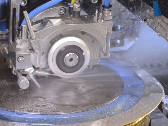 Compared to conventional saws using a laser to saw diamonds