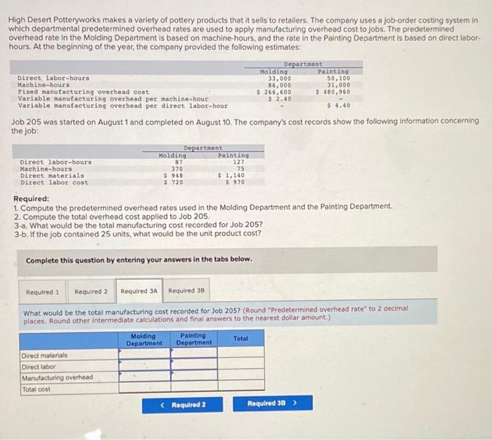 Landen corporation uses a job order costing system