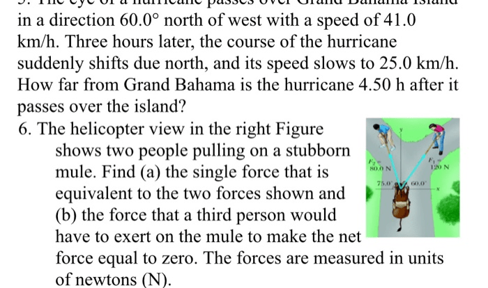 The eye of a hurricane passes over grand bahama island